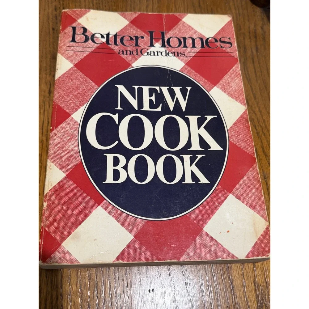 Better Homes and Gardens New Cook Book 1988 Paperback Gingham 0696008254